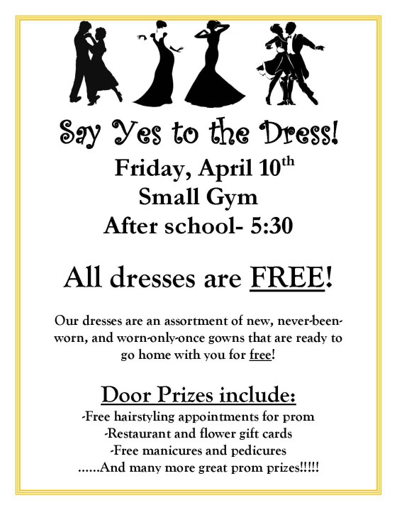 Say Yes to the Dress Flyer JPEG