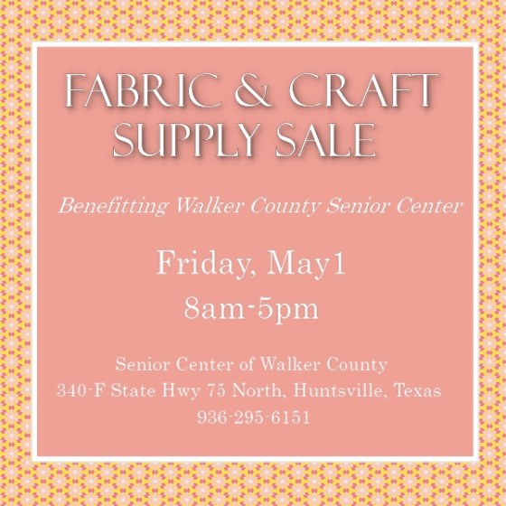 Senior Center Fabric Sale